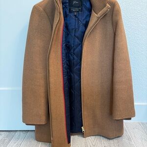 NWOT- JCrew Women’s Petite Lodge Coat in Italian Stadium Cloth